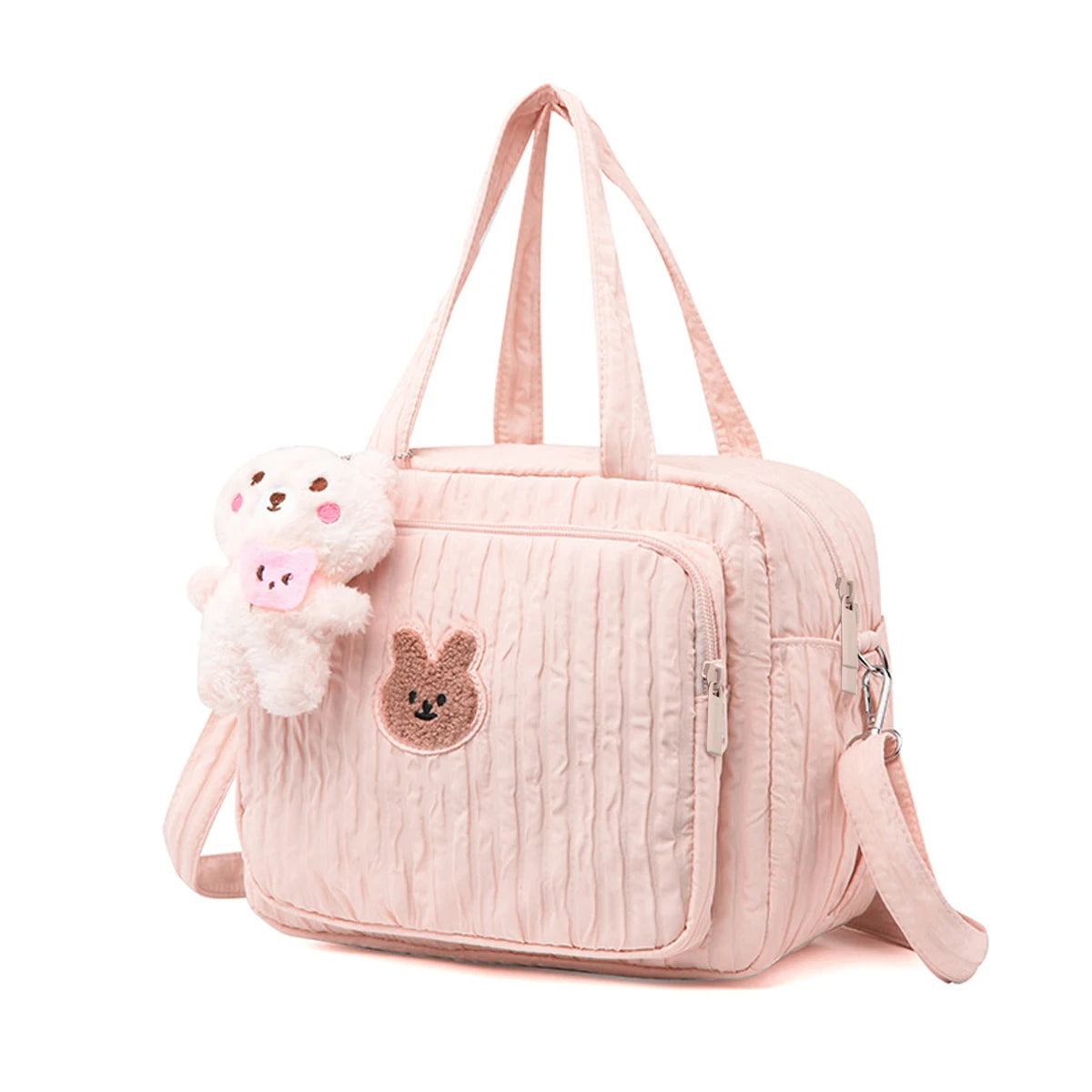 YANZAI Baby Diaper Bag Tote, Mommy Bag Cute Baby Nappy Bag Stroller Bag Crossbody Maternity Bag Travel Bag Baby Storage Bag