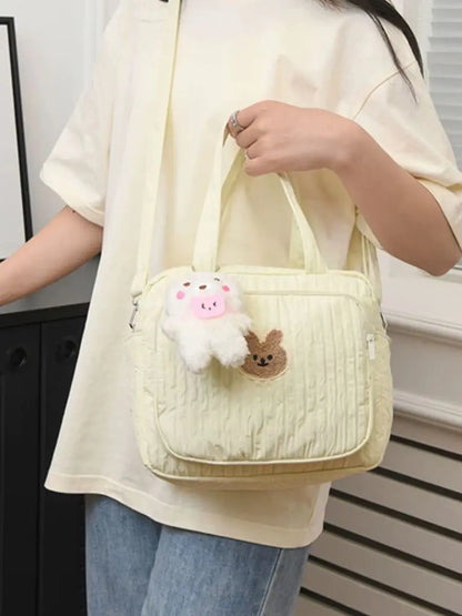 YANZAI Baby Diaper Bag Tote, Mommy Bag Cute Baby Nappy Bag Stroller Bag Crossbody Maternity Bag Travel Bag Baby Storage Bag