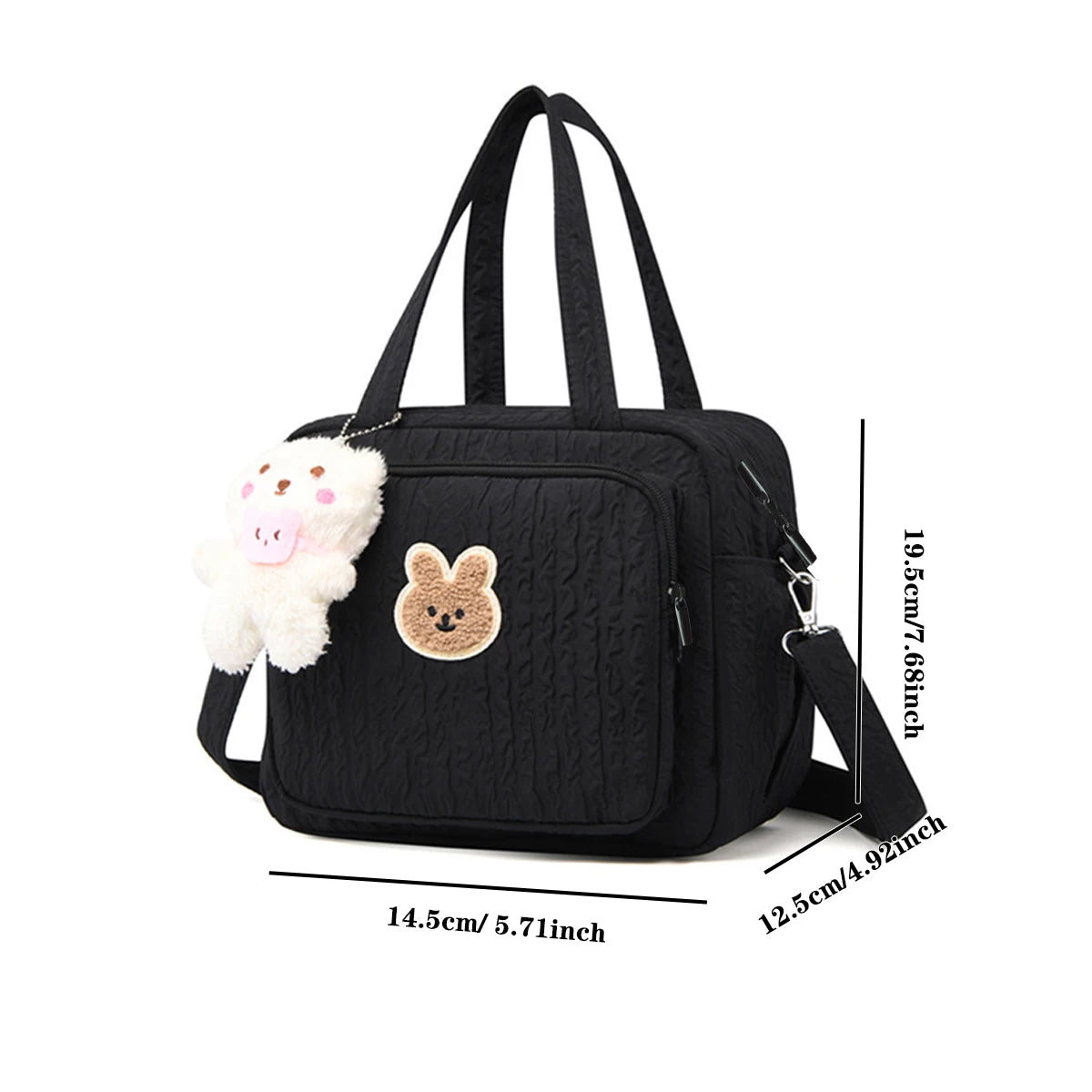 YANZAI Baby Diaper Bag Tote, Mommy Bag Cute Baby Nappy Bag Stroller Bag Crossbody Maternity Bag Travel Bag Baby Storage Bag