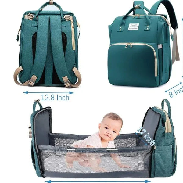 Baby Changing Bag Green