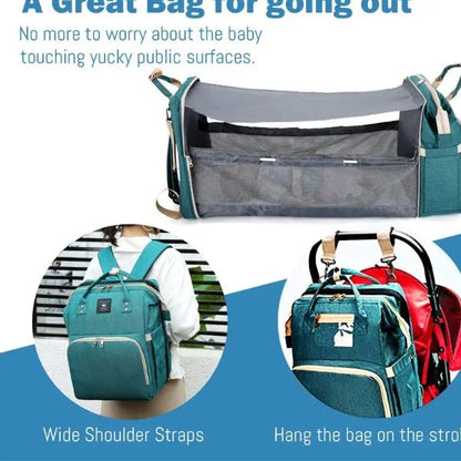 Baby Changing Bag Green