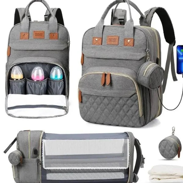 Baby Changing Bag Gray