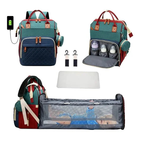 Baby Changing Bag Green