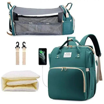 Baby Changing Bag Green