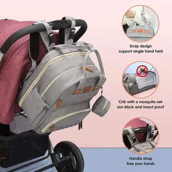 Baby Changing Bag Gray