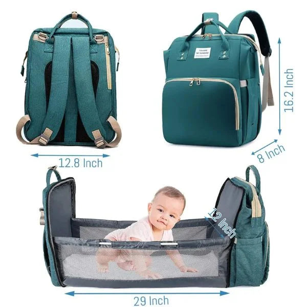 Baby Changing Bag Green
