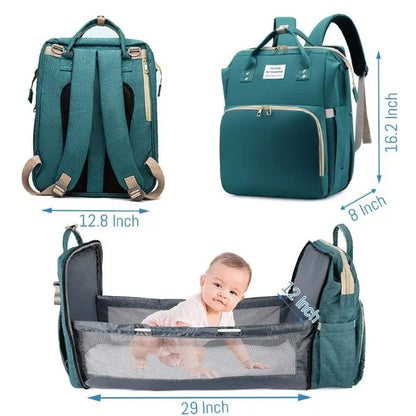 Baby Changing Bag Green