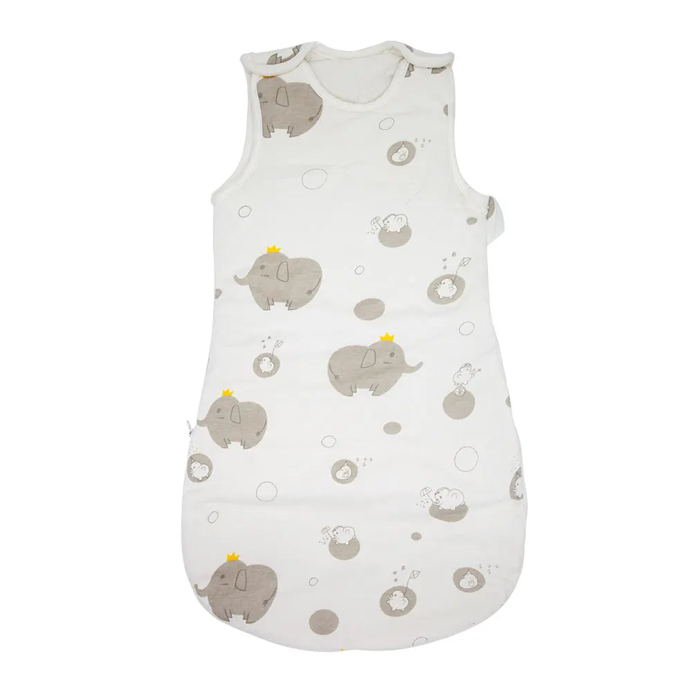 Baby Sleeping Bag Vest Sleep Bag With Sleeves Detachable Convenient Change Diaper 100% Cotton Printed Newborn Baby Carriage Sack