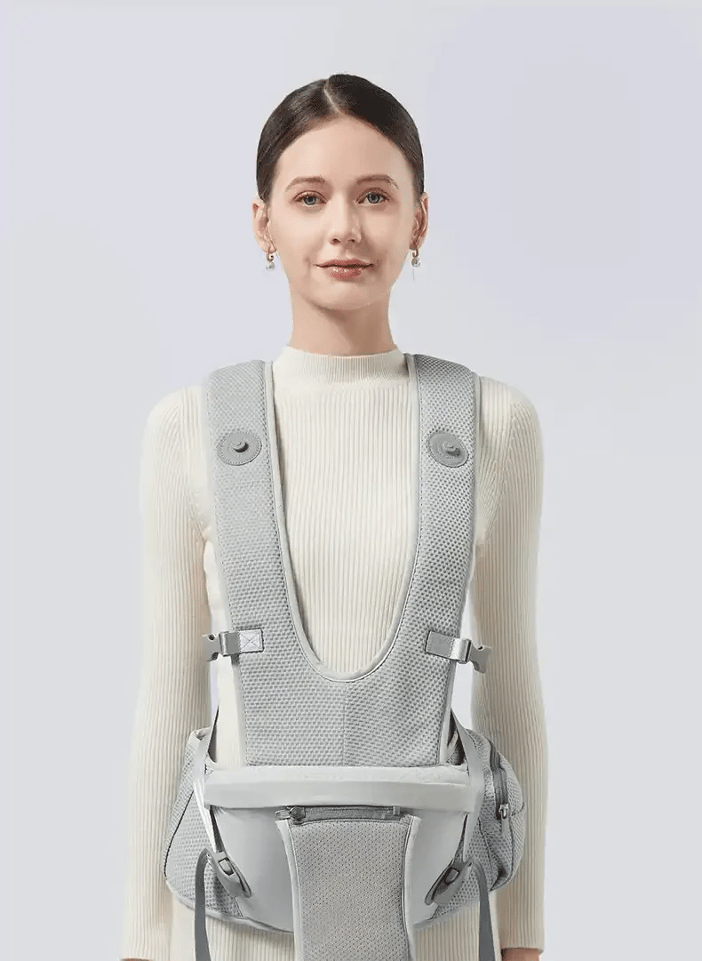 AIBEDILA Ergonomic Baby Carrier Kangaroo Sling Infant Wrap 0-6 Months Back Front Facing Backpack Style Newborn Bag