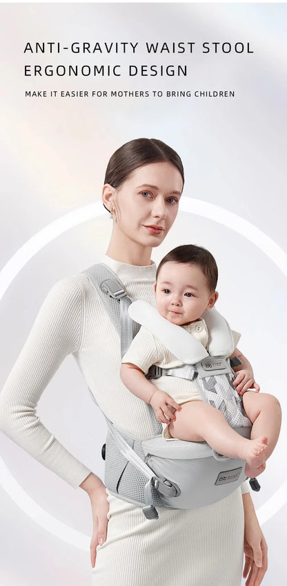AIBEDILA Ergonomic Baby Carrier Kangaroo Sling Infant Wrap 0-6 Months Back Front Facing Backpack Style Newborn Bag