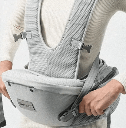 AIBEDILA Ergonomic Baby Carrier Kangaroo Sling Infant Wrap 0-6 Months Back Front Facing Backpack Style Newborn Bag