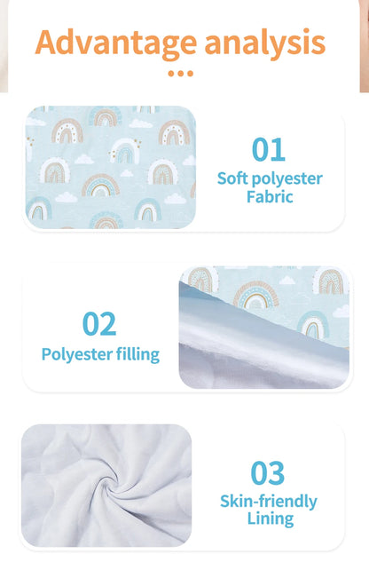 Baby Sleeping  Bag Nest Warm Baby Sleepsack Fits Newborns and Infants 2.0Tog  100% Polyester Sleeping Wear For Babies