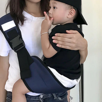 Outdoor Portable Baby Carrier for 1-36 Months Todders Adjustable Kids Baby Waist Belt MultiFunctional Foldable Storage
