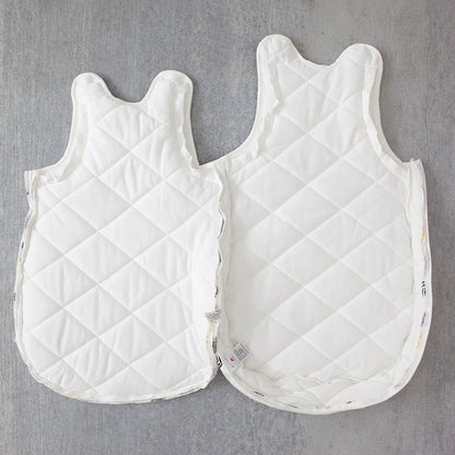Baby Sleeping Bag Vest Sleep Bag With Sleeves Detachable Convenient Change Diaper 100% Cotton Printed Newborn Baby Carriage Sack