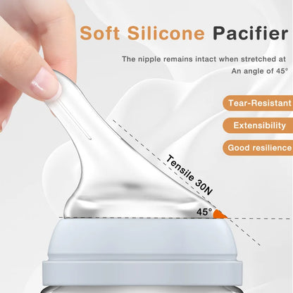 Newborn Glass Bottles 90/160ML Anti-Choke Baby Bottle Anti-flatulence Milk Feeding Bottles Infant BPA Free For 0-6Month