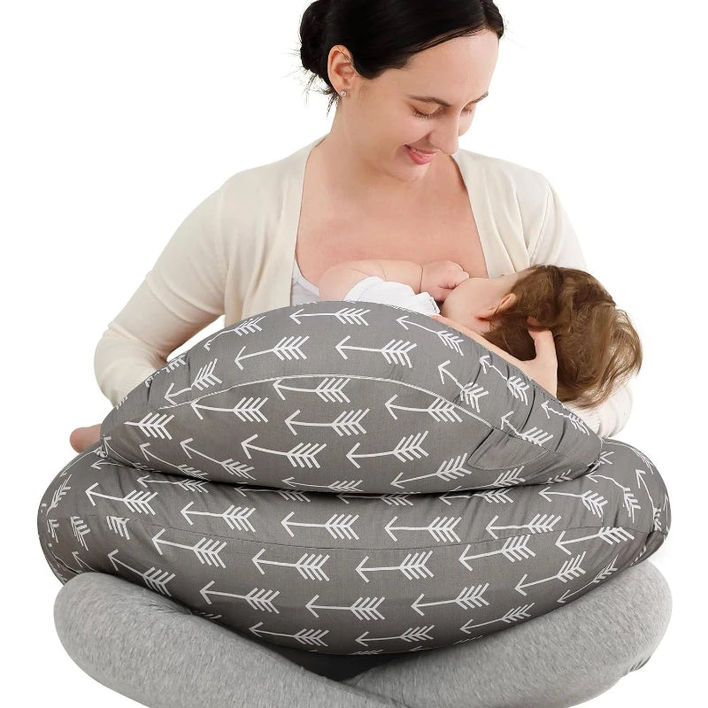 Multifunctional Nursing , Detachable Baby Feeding Cushion and Pregnancy Support Pillow for Legs and Sleep  Comfortable