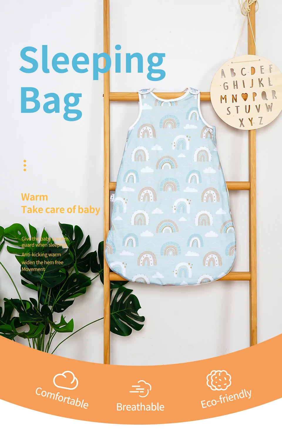 Baby Sleeping  Bag Nest Warm Baby Sleepsack Fits Newborns and Infants 2.0Tog  100% Polyester Sleeping Wear For Babies