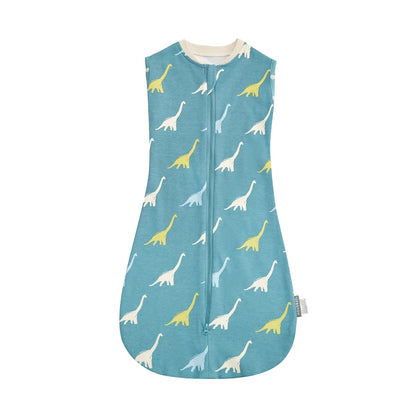 Baby Sleeping Bag 0-12Months Cute Cartoon Baby Swaddle Wrap With Removable Button 2-Ways Zipper 100%Cotton Summer Thin Sleepsack