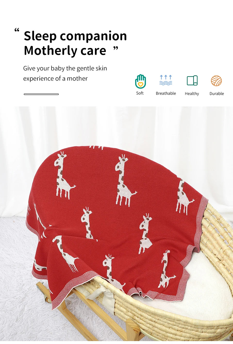 Cotton Knitted Baby Blanket Newborn Boys Girls Super Soft Stroller Basket Swaddle Wrap Plaid 100*80cm Infant Receiving Bed Quilt