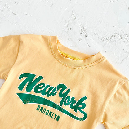 Newborn Boys Baby Clothing Set Girls Casual 2Pcs Letter Printed Short Sleeved T-shirt+Checkered Shorts Infant Outfit 0-3Y