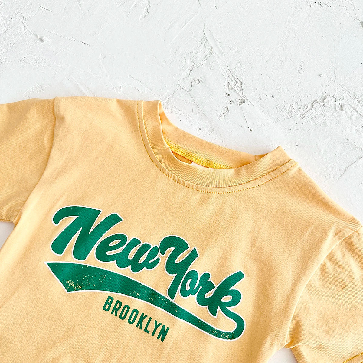 Newborn Boys Baby Clothing Set Girls Casual 2Pcs Letter Printed Short Sleeved T-shirt+Checkered Shorts Infant Outfit 0-3Y