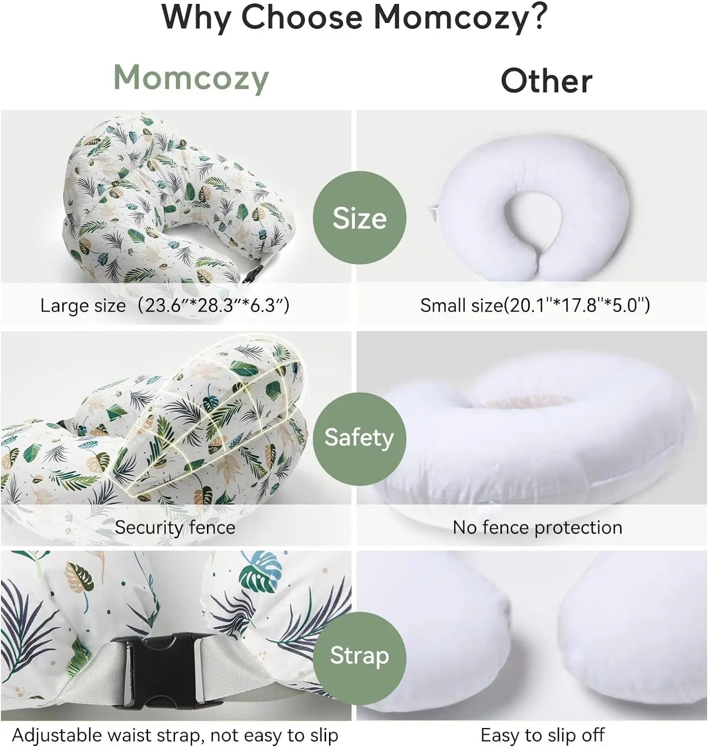 Multifunctional Nursing , Detachable Baby Feeding Cushion and Pregnancy Support Pillow for Legs and Sleep  Comfortable