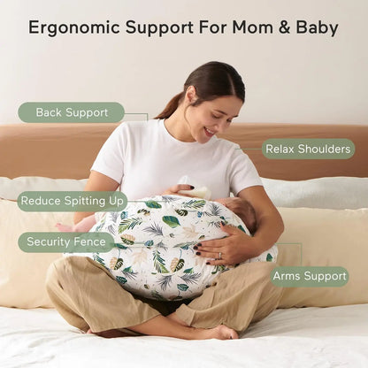 Multifunctional Nursing , Detachable Baby Feeding Cushion and Pregnancy Support Pillow for Legs and Sleep  Comfortable