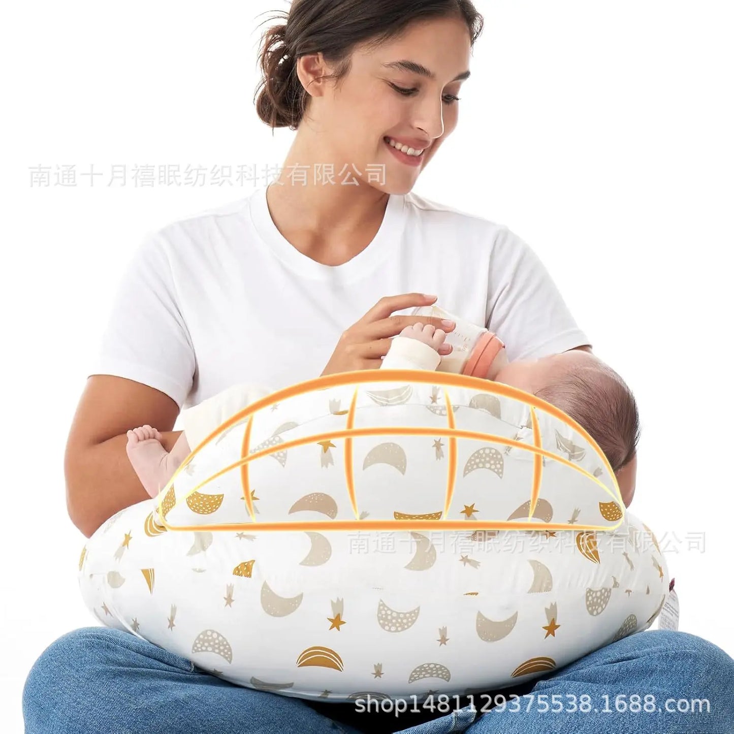 Multifunctional Nursing , Detachable Baby Feeding Cushion and Pregnancy Support Pillow for Legs and Sleep  Comfortable