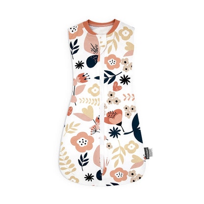 Baby Sleeping Bag 0-12Months Cute Cartoon Baby Swaddle Wrap With Removable Button 2-Ways Zipper 100%Cotton Summer Thin Sleepsack