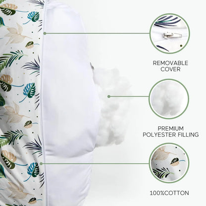 Multifunctional Nursing , Detachable Baby Feeding Cushion and Pregnancy Support Pillow for Legs and Sleep  Comfortable