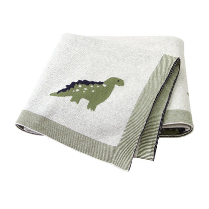 Cotton Knitted Baby Blanket Newborn Boys Girls Super Soft Stroller Basket Swaddle Wrap Plaid 100*80cm Infant Receiving Bed Quilt