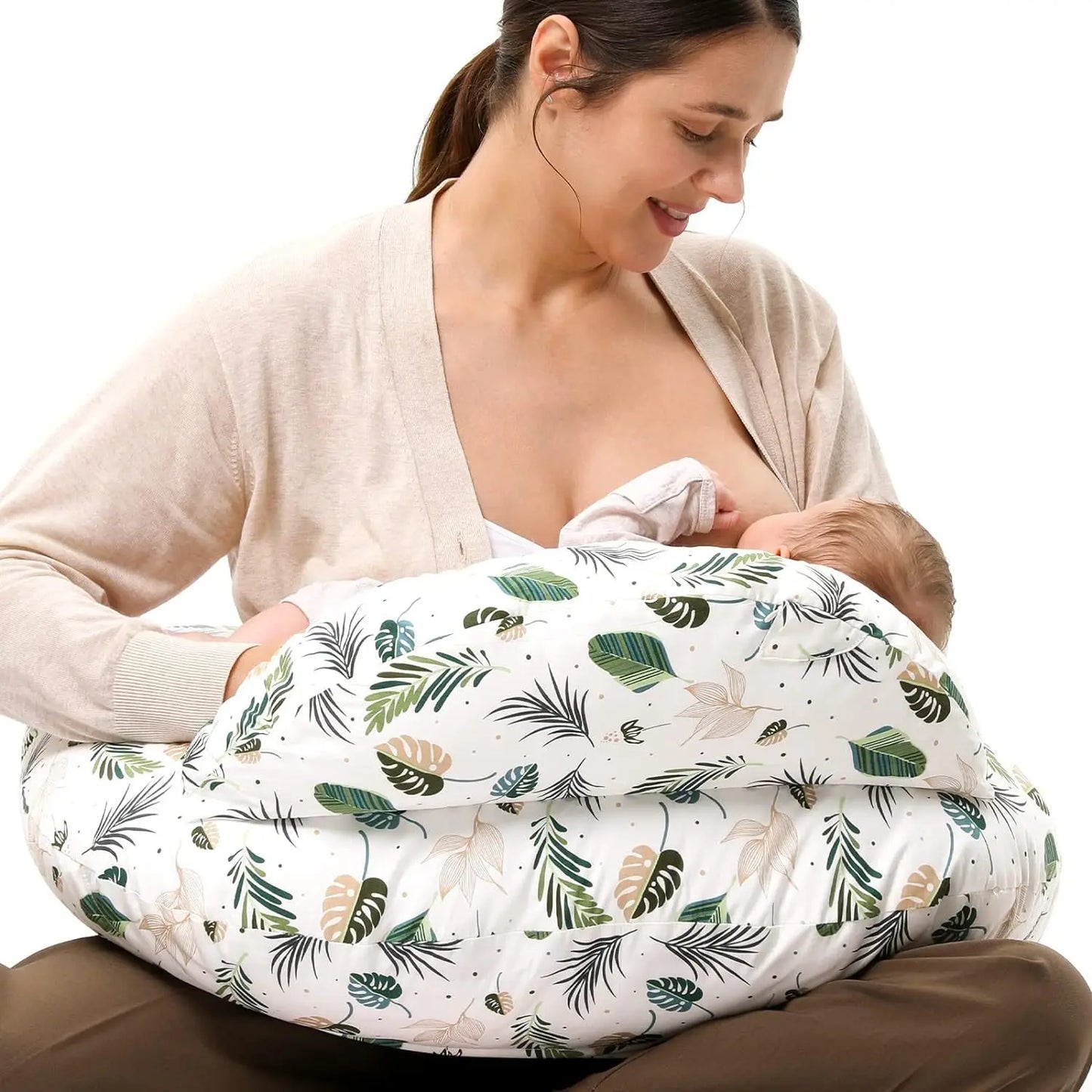 Multifunctional Nursing , Detachable Baby Feeding Cushion and Pregnancy Support Pillow for Legs and Sleep  Comfortable