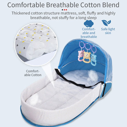 Safe Sleep Newborn Blue