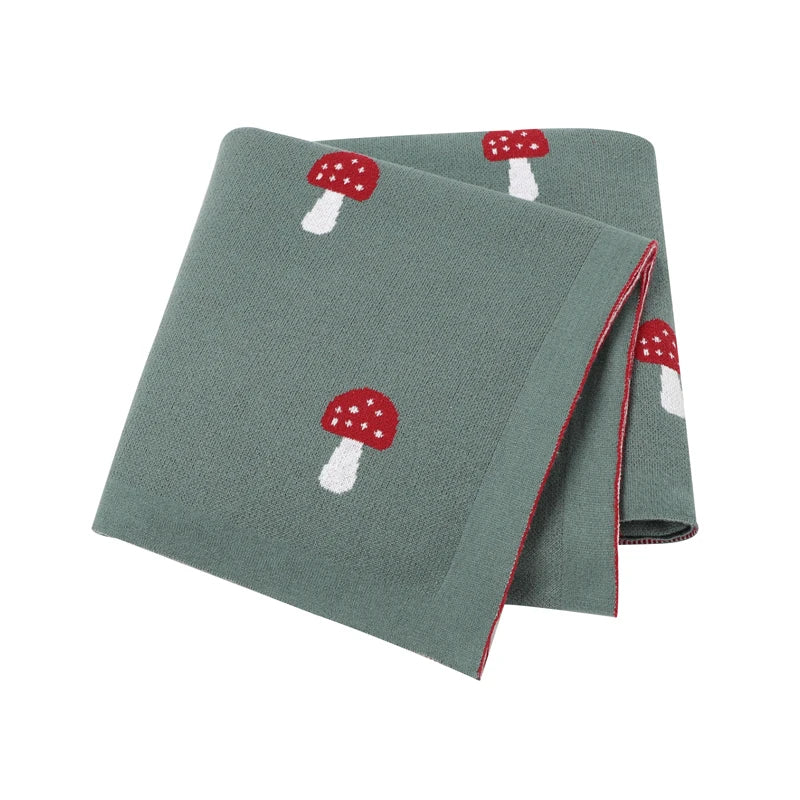 Cotton Knitted Baby Blanket Newborn Boys Girls Super Soft Stroller Basket Swaddle Wrap Plaid 100*80cm Infant Receiving Bed Quilt